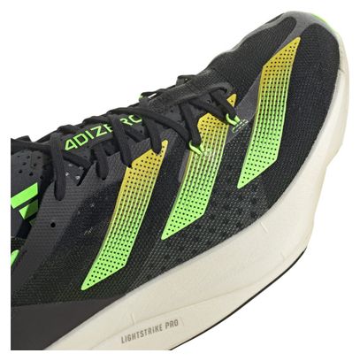 adidas running adizero Adios Pro 3 Shoes Black Green Yellow Unisex