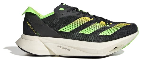 adidas running adizero Adios Pro 3 Shoes Black Green Yellow Unisex