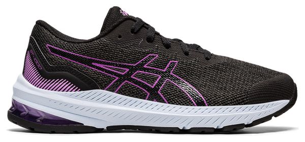 Asics GT-1000 11 GS Running Shoes Black Purple Child