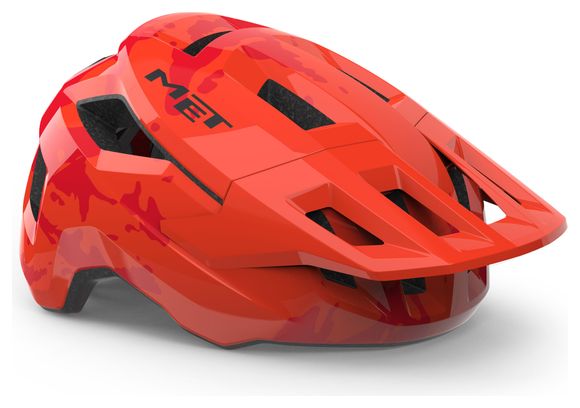 Casco da MTB Met Shelter Youth Rosso