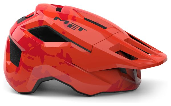 Casco da MTB Met Shelter Youth Rosso