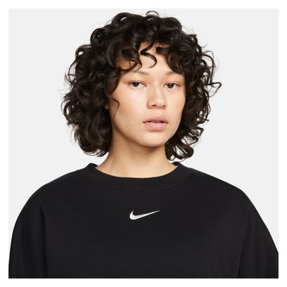 Nike Sportswear Phoenix Fleece Sweatshirt met lange mouwen voor dames Zwart