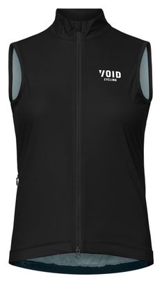 Chaleco ciclista Void para mujer Negro