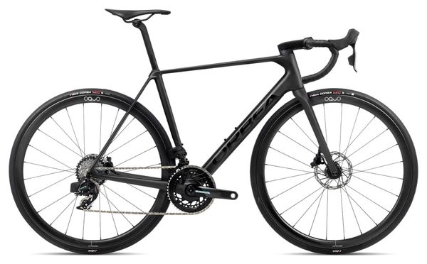 Orbea Orca M21eTEAM PWR Rennrad Sram Force eTap AXS 12S 700 mm Vulcano Grau Schwarz 2024