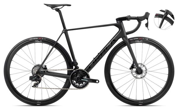 Orbea Orca M21eTEAM PWR Road Bike Sram Force eTap AXS 12S 700 mm Vulcano  Grey Black 2024