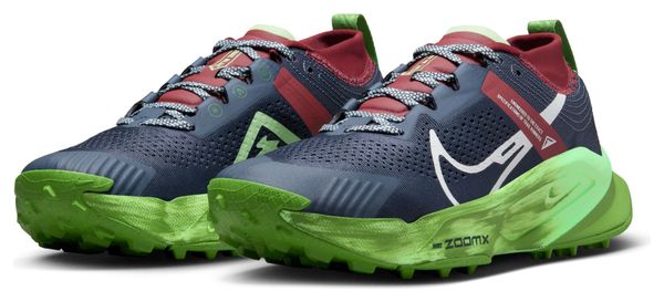 Nike ZoomX Zegama Trail Running Donna Blu Verde