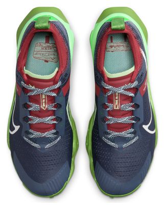 Nike ZoomX Zegama Trail Running Damesschoen Blauw Groen