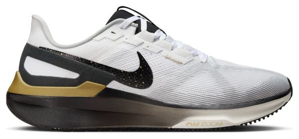 Nike Air Zoom Structure 25 Blanco Oro Negro Homme