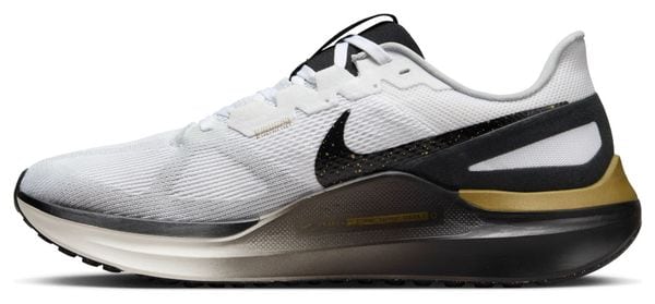 Nike Air Zoom Structure 25 White Gold Black Homme