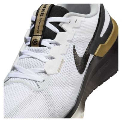 Nike Air Zoom Structure 25 Weiß Gold Schwarz Herren