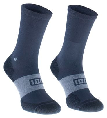 ION Short MTB Socken Blau Unisex