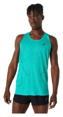 Asics Metarun Tanktop Blauw Heren