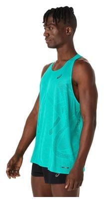 Asics Metarun Tanktop Blauw Heren