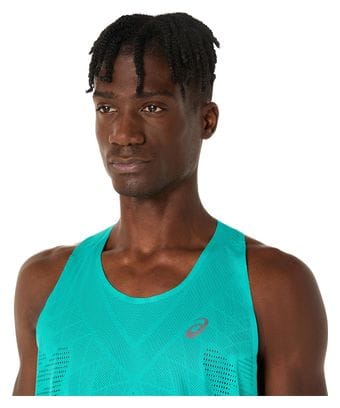 Asics Metarun Tanktop Blauw Heren