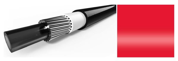 Elvedes 10m Gear Cable with Red Liner 4.2mm 