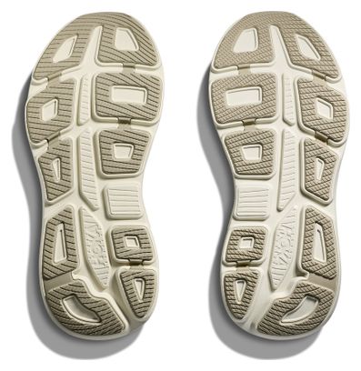 Hoka Bondi 9 White/Green Women's Running Shoes