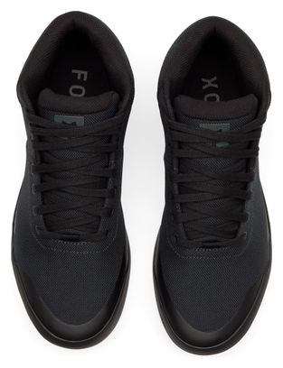 Chaussures Pédales Plates Fox Union Canvas Noir