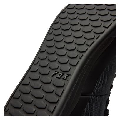Chaussures Pédales Plates Fox Union Canvas Noir