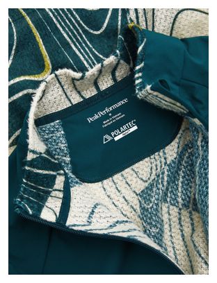 Polaire Peak Performance 1/2 Zip Aop Freelight Alpha Vert/Blanc Homme