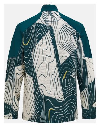 Polaire Peak Performance 1/2 Zip Aop Freelight Alpha Vert/Blanc Homme