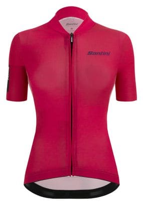 Santini Delta Kinetic Pink Women&#39;s Short Sleeve Jersey