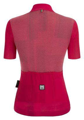 Santini Delta Kinetic Pink Damen Kurzarmtrikot