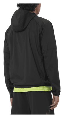 Chaqueta cortavientos Salomon Sense Aero Wind negra para hombre