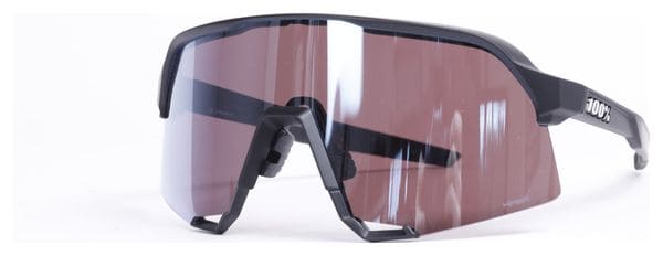 Lunettes 100% S3 Noir Mat / Miroir Hiper Bleu - Produit Reconditionné