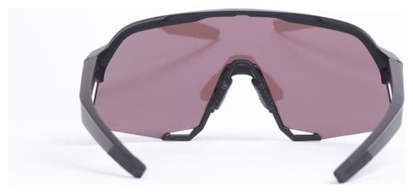 Lunettes 100% S3 Noir Mat / Miroir Hiper Bleu - Produit Reconditionné