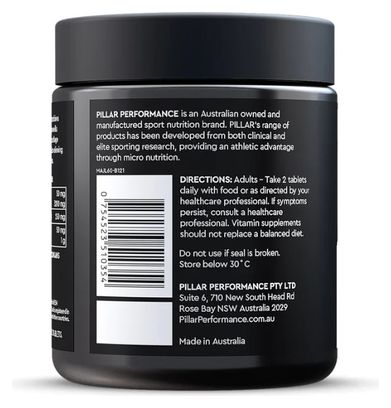 Complément Alimentaire Pillar Motion Armour Joint Longevity - 60 Comprimés