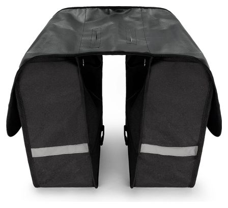 Wozinsky sacoche de vélo double 28 L noire