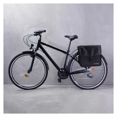 Wozinsky sacoche de vélo double 28 L noire