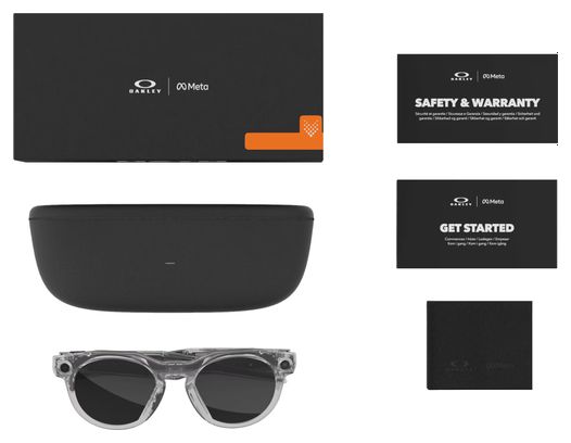 Lunettes Oakley Meta HSTN - Clear / Transitions Grey / Ref : OW8002-0551