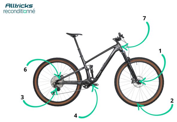TREK Top Fuel 8 XT 4th Gen Shimano XT 12V 29" 2025 T.L 177/188cm Full Suspension MTB - Producto renovado