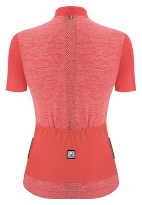 Santini Colore Puro Women&#39;s Short Sleeve Jersey Pink