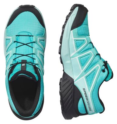 Salomon Speedcross waterdichte trailschoenen voor kinderen, blauw