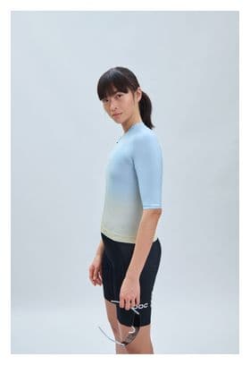 Poc Pristine Print Mineral Blue Women's Short Sleeve Jersey
