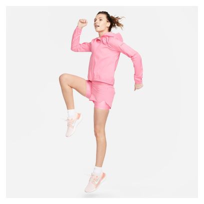 Pantalones cortos 2 en 1 Nike Dri-Fit Swift 3 en rosa para mujer