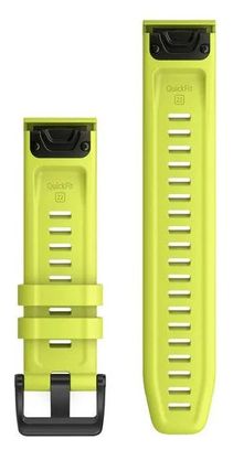 Bracelet de Montre Garmin QuickFit 22 mm Silicone Jaune Amp