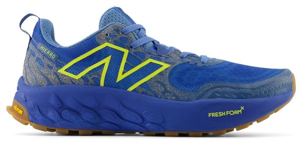 New Balance Fresh Foam X Hierro v8 Blue Yellow Men's Trail Shoes