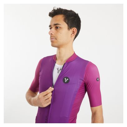 Maillot de manga corta LeBram Izoard Ciruela Violeta