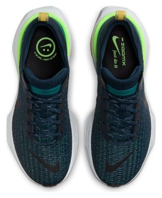 Zapatillas Running Nike ZoomX Invincible Run Flyknit 3 Verde Plata