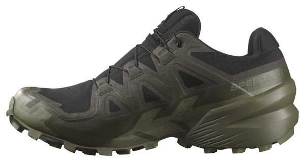 Chaussures Trail Salomon Speedcross 6 GTX Kaki/Noir Homme