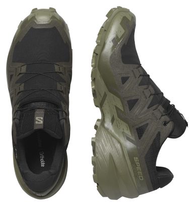 Chaussures Trail Salomon Speedcross 6 GTX Kaki/Noir Homme