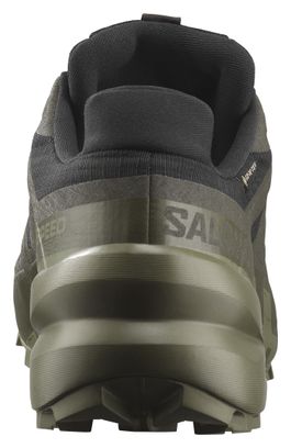 Chaussures Trail Salomon Speedcross 6 GTX Kaki/Noir Homme