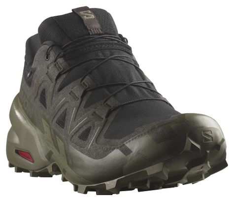 Chaussures Trail Salomon Speedcross 6 GTX Kaki/Noir Homme