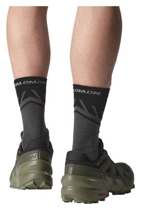 Chaussures Trail Salomon Speedcross 6 GTX Kaki/Noir Homme