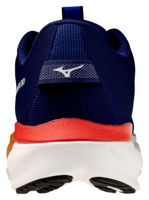 Chaussures Running Mizuno Wave Rider 30 Bleu/Orange Homme