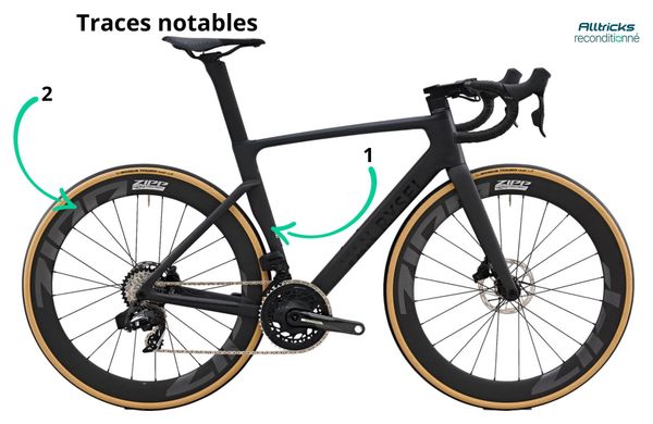 Produit Reconditionné - Vélo de Route Van Rysel RCR Sram Force eTap AXS 12V 700mm Noir Mat 2024