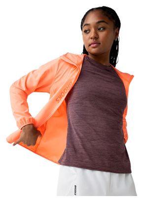 Chaqueta cortavientos Brooks Canopy rosa para mujer